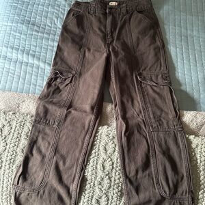Billabong women’s black wash straight leg cargos